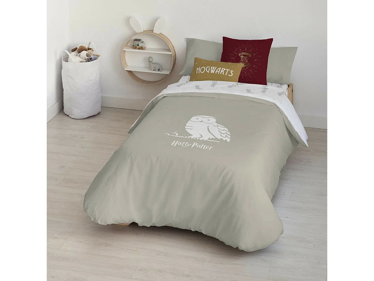 Housse de couette Harry Potter Magical Hedwig, multicolore, 155 x 220 cm, lit 1 personne