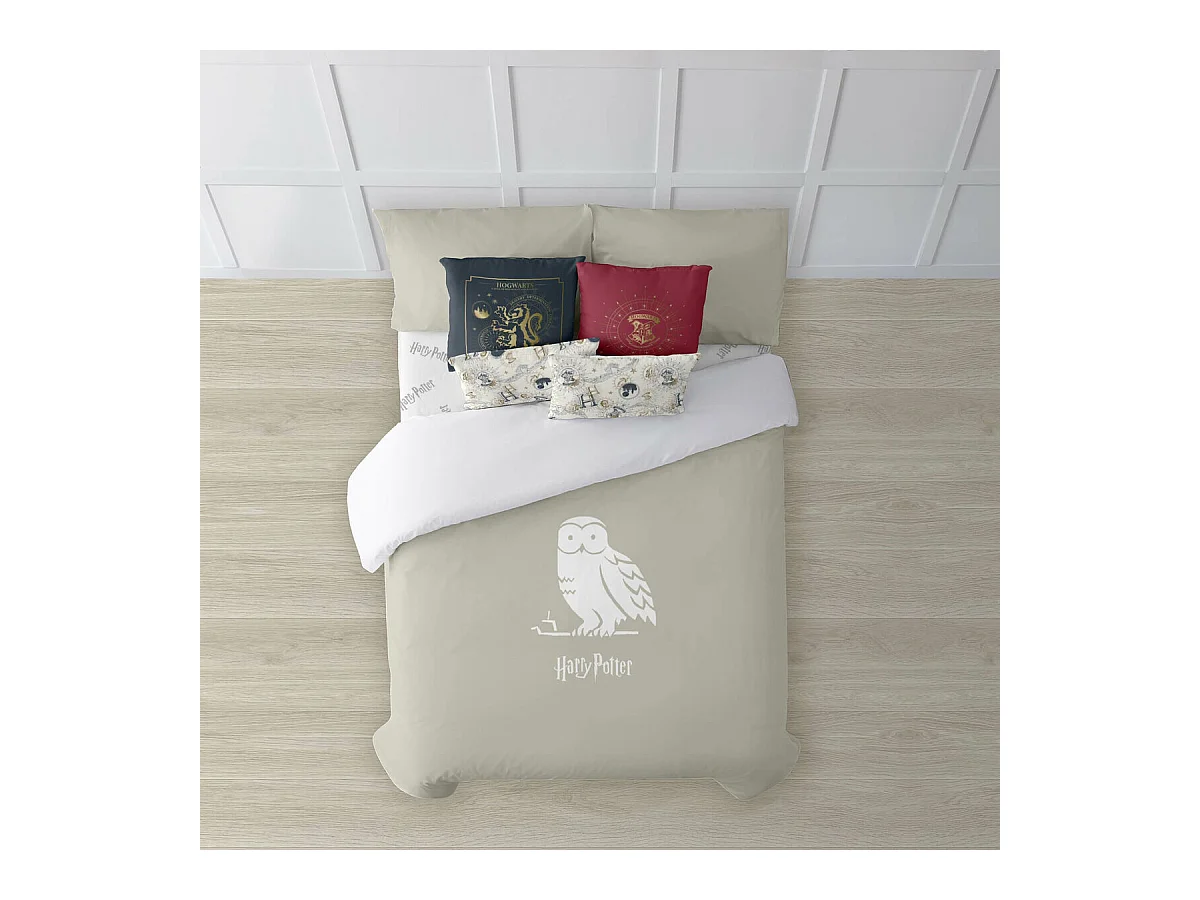 Housse de couette Harry Potter Magical Hedwig, multicolore, 155 x 220 cm, lit 1 personne