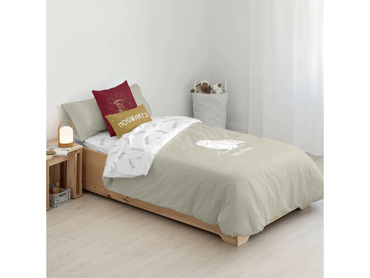 Housse de couette Harry Potter Magical Hedwig, multicolore, 155 x 220 cm, lit 1 personne