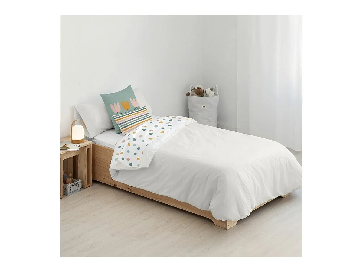 Housse de Couette,  Kanu Beige 155x220cm Kids&Cotton