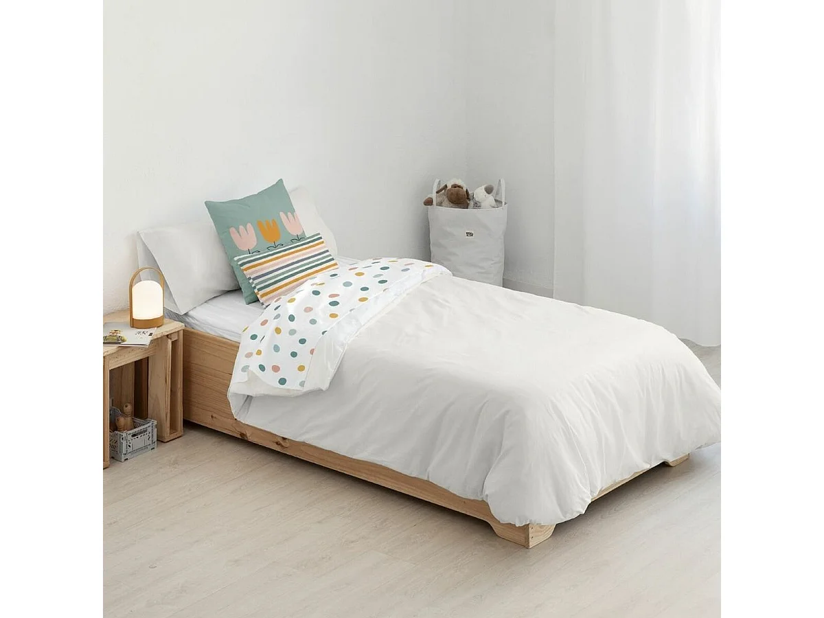 Housse de Couette,  Kanu Beige 155x220cm Kids&Cotton