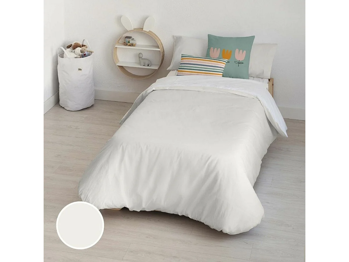 Housse de Couette,  Kanu Beige 155x220cm Kids&Cotton