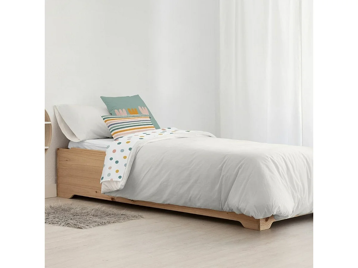 Housse de Couette,  Kanu Beige 155x220cm Kids&Cotton