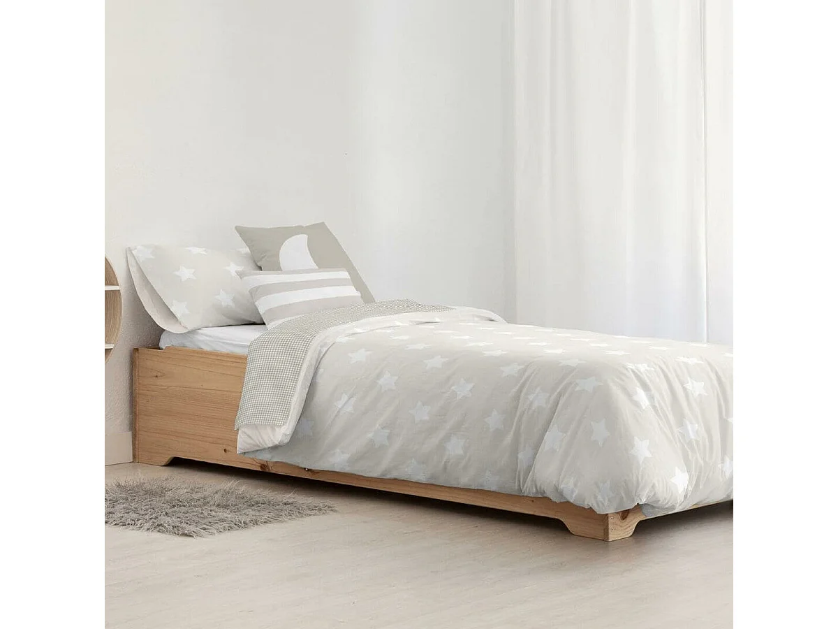 Housse de Couette Kids&Cotton Runar Beige 155 x 220 cm