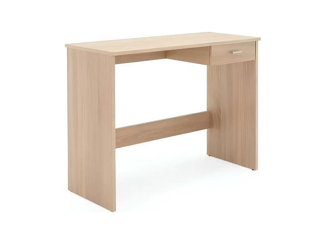 Bureau 1 tiroir décor chêne sonoma 89 cm, Fritz 30