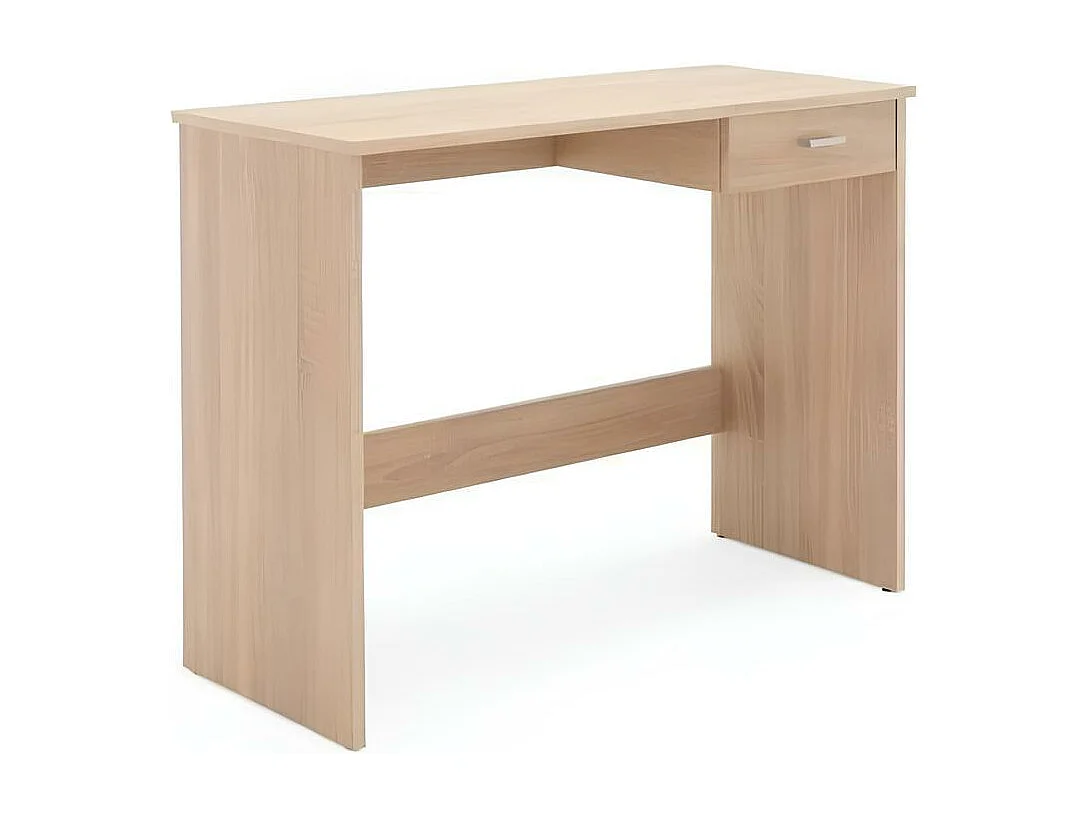 Bureau 1 tiroir décor chêne sonoma 89 cm, Fritz 30