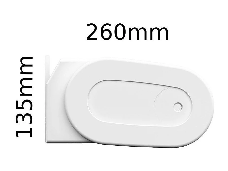 Store banne coffre HEVOA 6,00x3,50 m Motorisé Secours à Télécommande - Blanc - Gris
