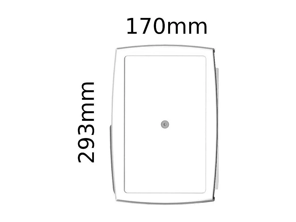 Store banne coffre SOA 6,00x3,50 m Manuelle - Blanc - Gris