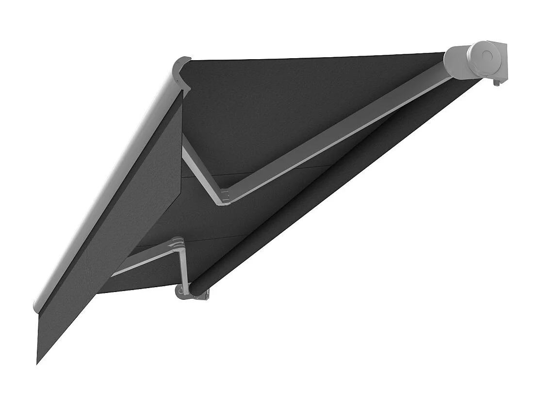 Tenda bracci estensibili AMARITE 3,00x2,00 m Motorizzato a Interruttore - Bianco - Grigio