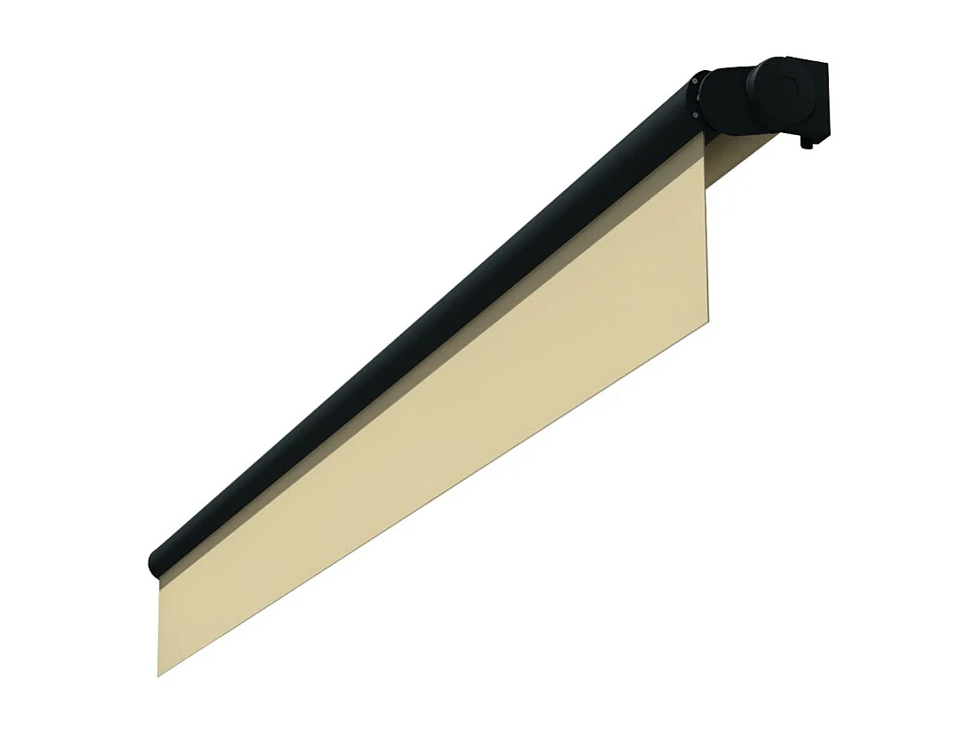 Tenda bracci estensibili AMARITE 3,00x2,00 m Motorizzato a Interruttore - Grigio - Beige