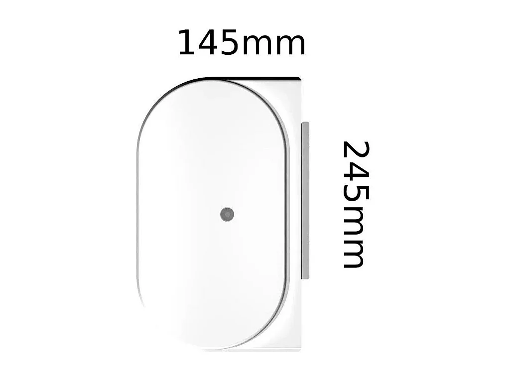 Store banne coffre CELESTE 4,00x3,00 m Motorisé Secours Télécommande + LED - Blanc - Taupe