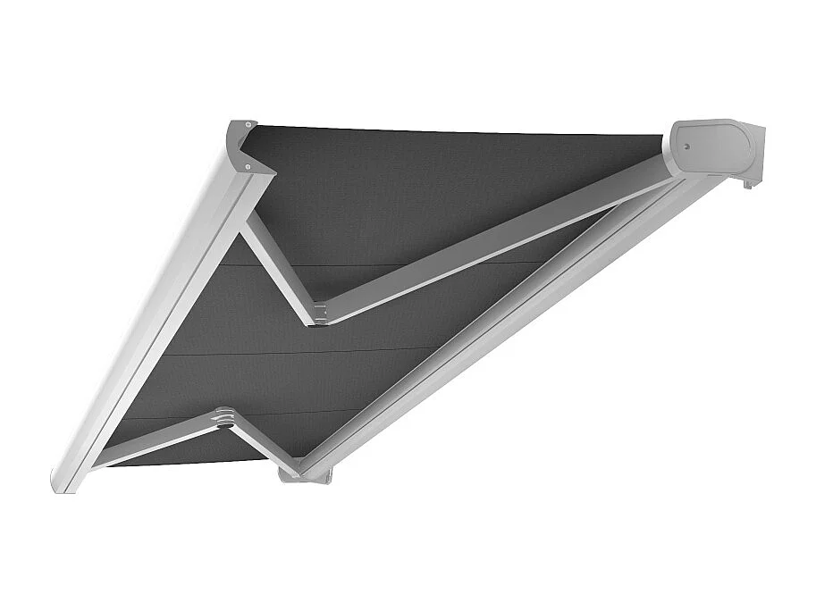 Tenda cassonetto CINABRE 3,00x2,00 m Manuale - Bianco - Grigio