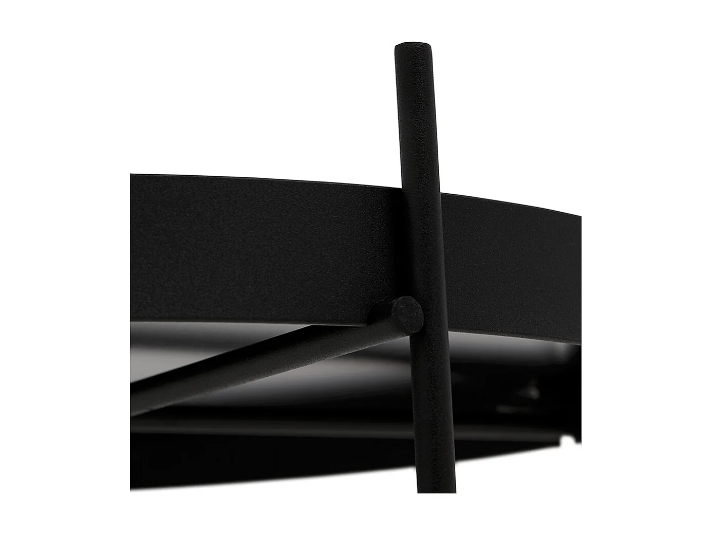 Tavolo basso -KOLOS - Nero - 63x63x40 cm