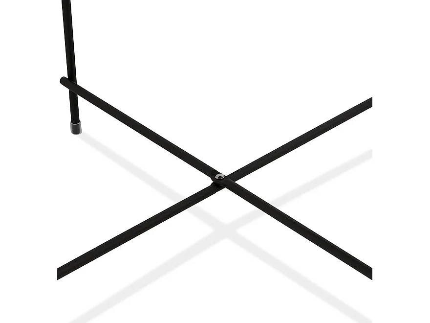 Tavolo basso -KOLOS - Nero - 63x63x40 cm