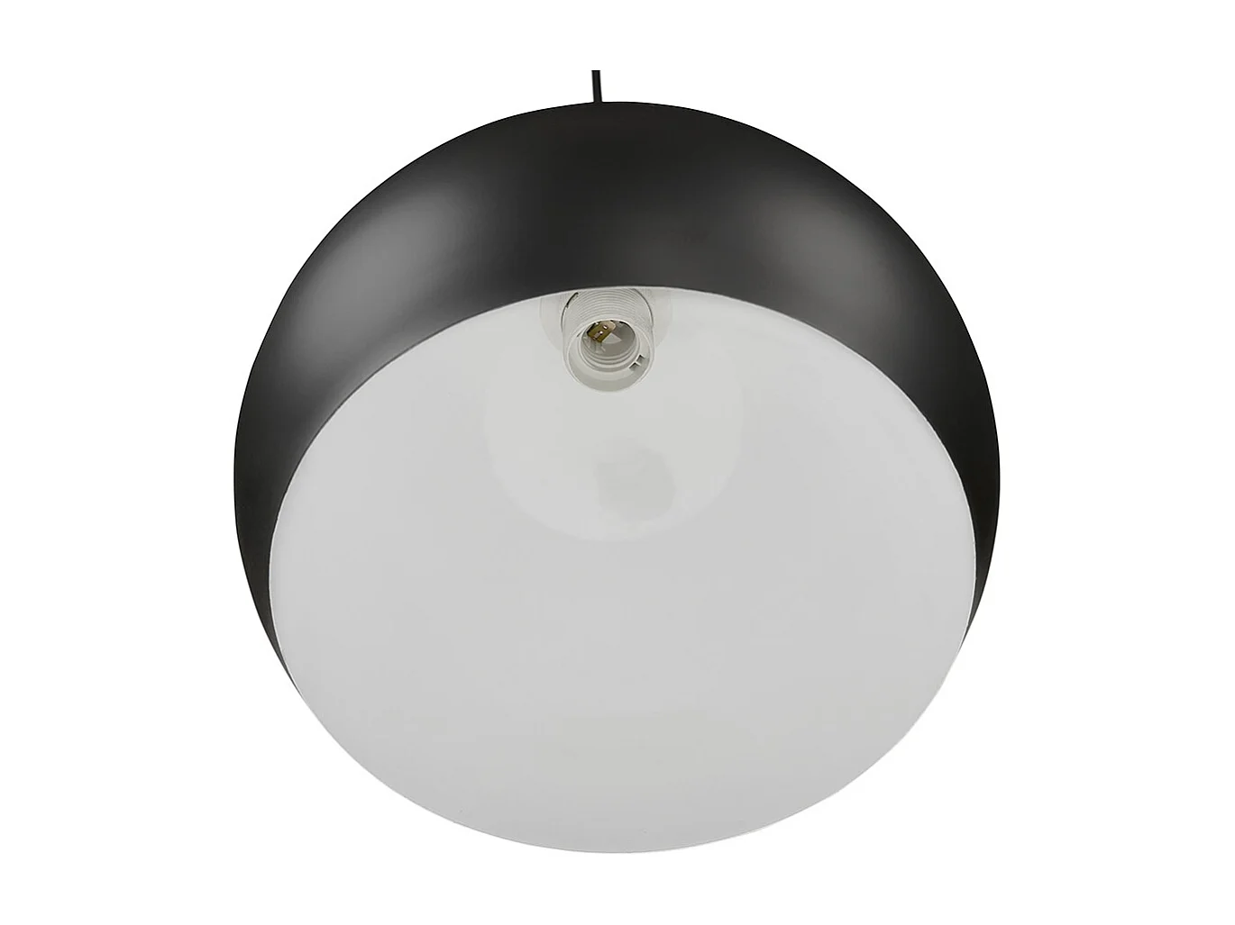 Lampada a sospensione a sfera -DOUGLAS - Nero - 30x30x20 cm