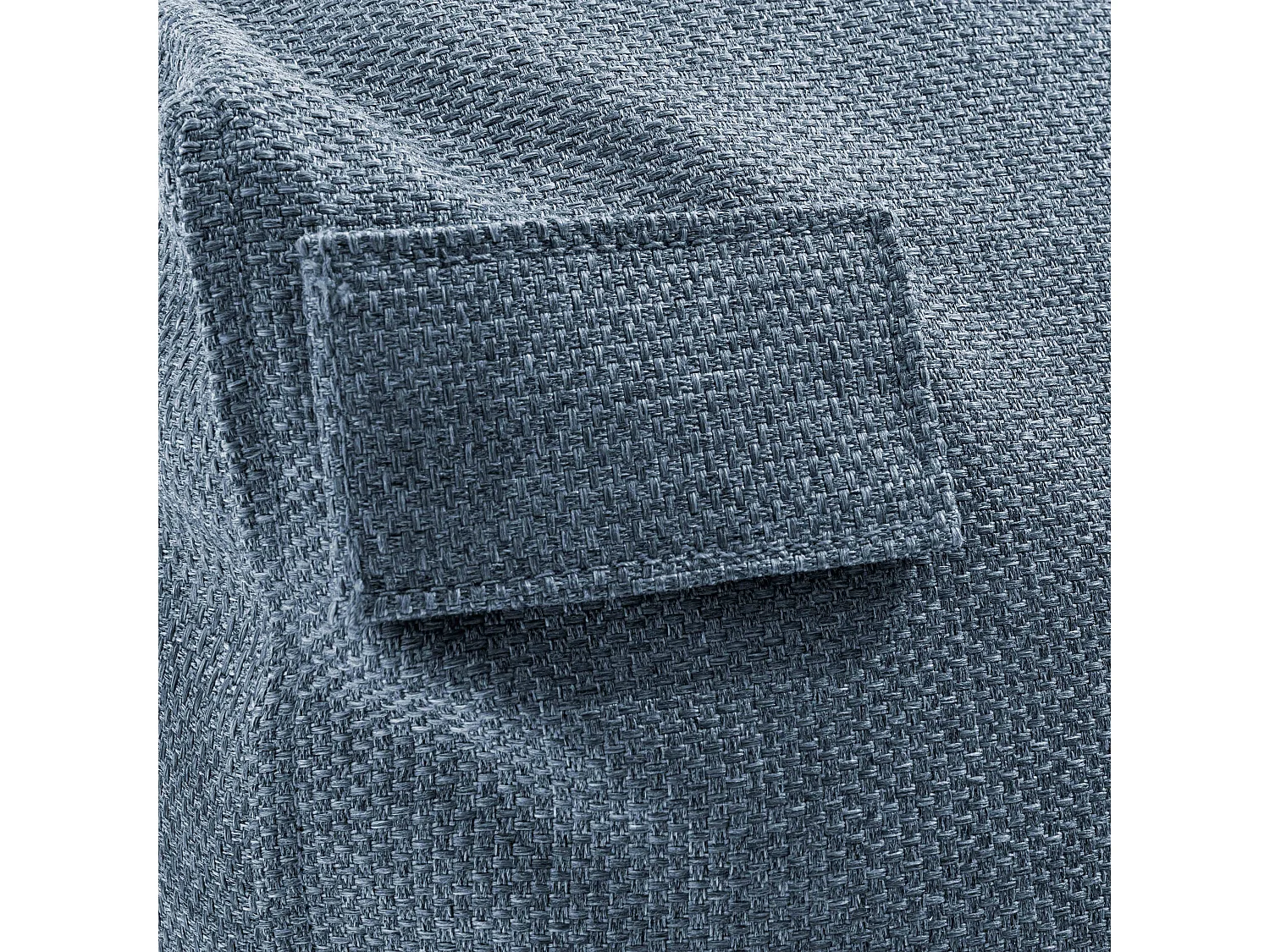 Méridienne pour salon de jardin modulable bleu pacific - Mixi