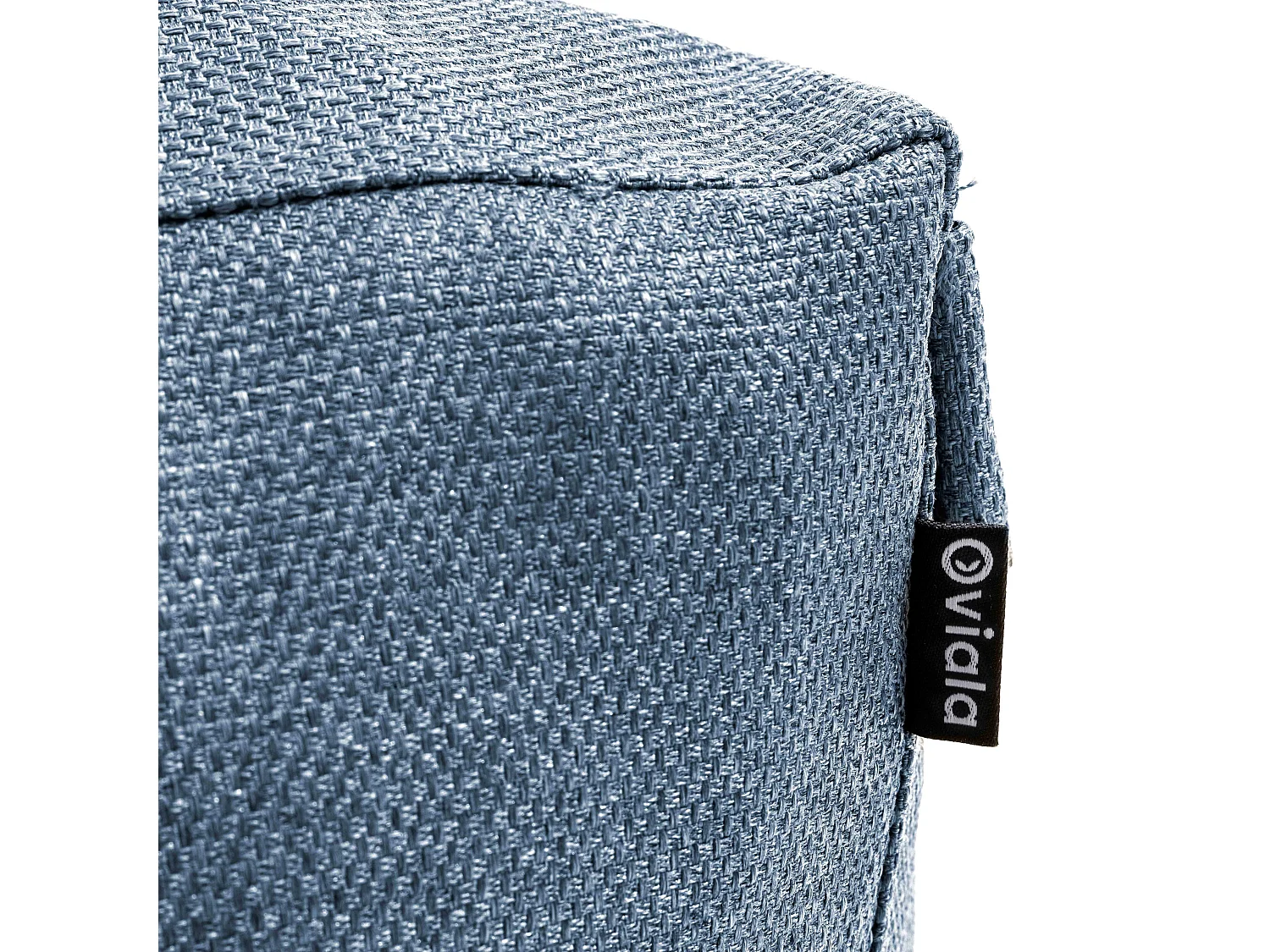 Méridienne pour salon de jardin modulable bleu pacific - Mixi