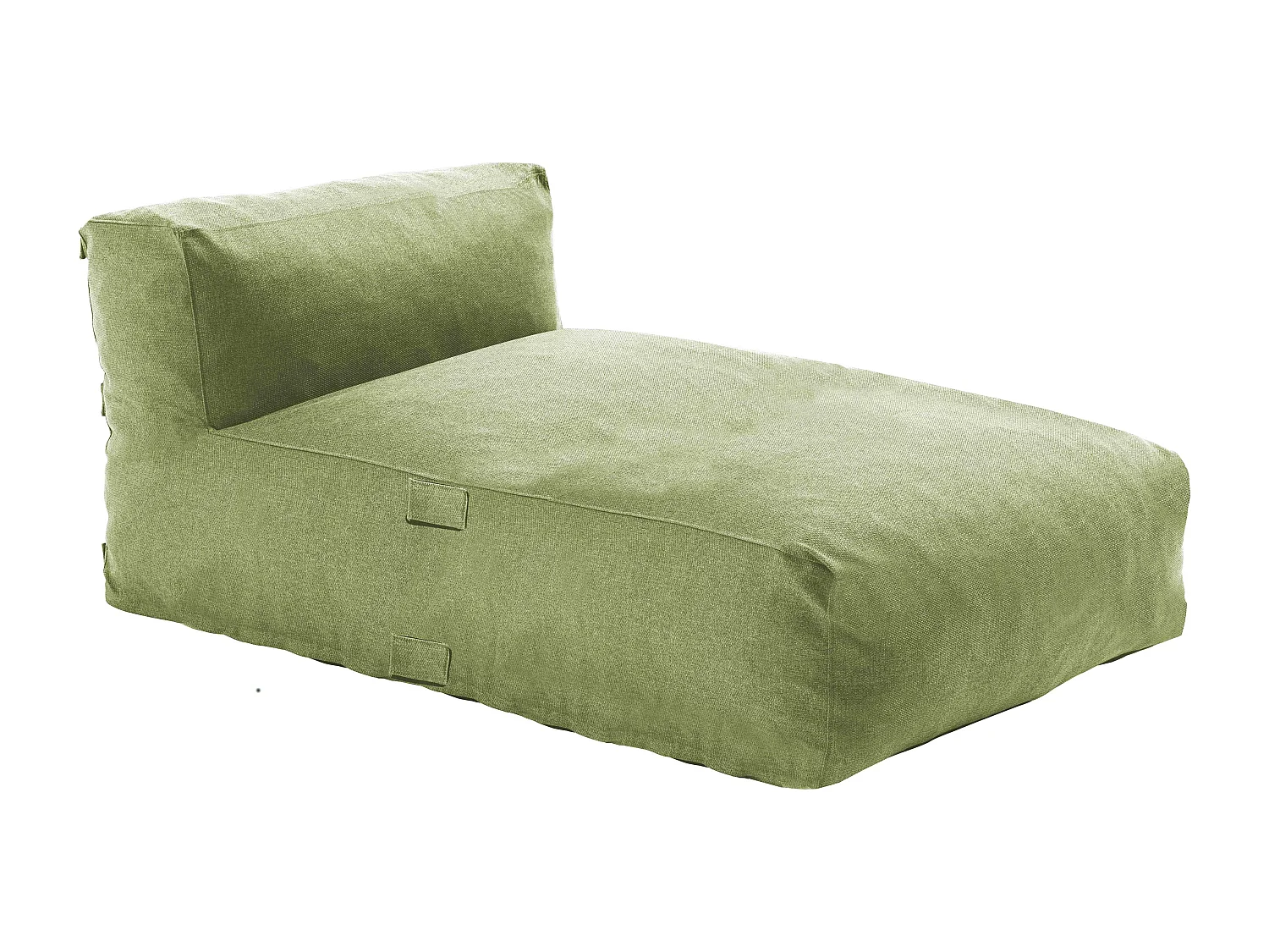 Méridienne pour salon de jardin modulable vert cactus - Mixi