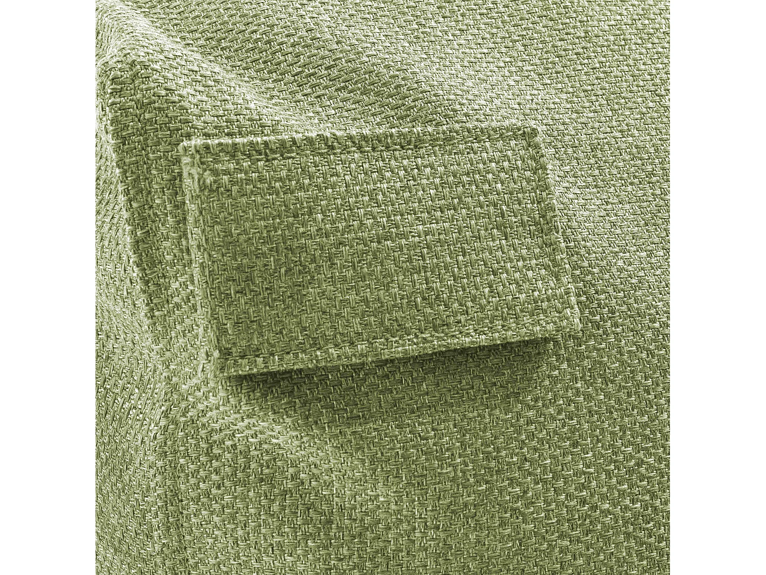 Méridienne pour salon de jardin modulable vert cactus - Mixi