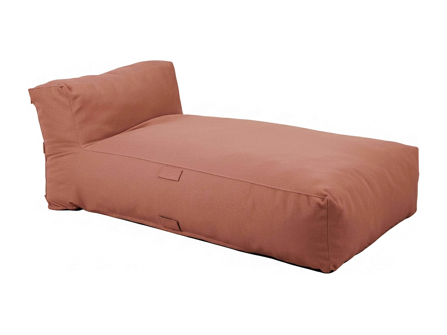 Méridienne pour salon de jardin modulable terracotta - Mixi