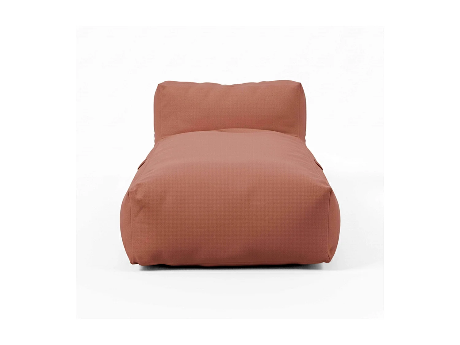 Méridienne pour salon de jardin modulable terracotta - Mixi