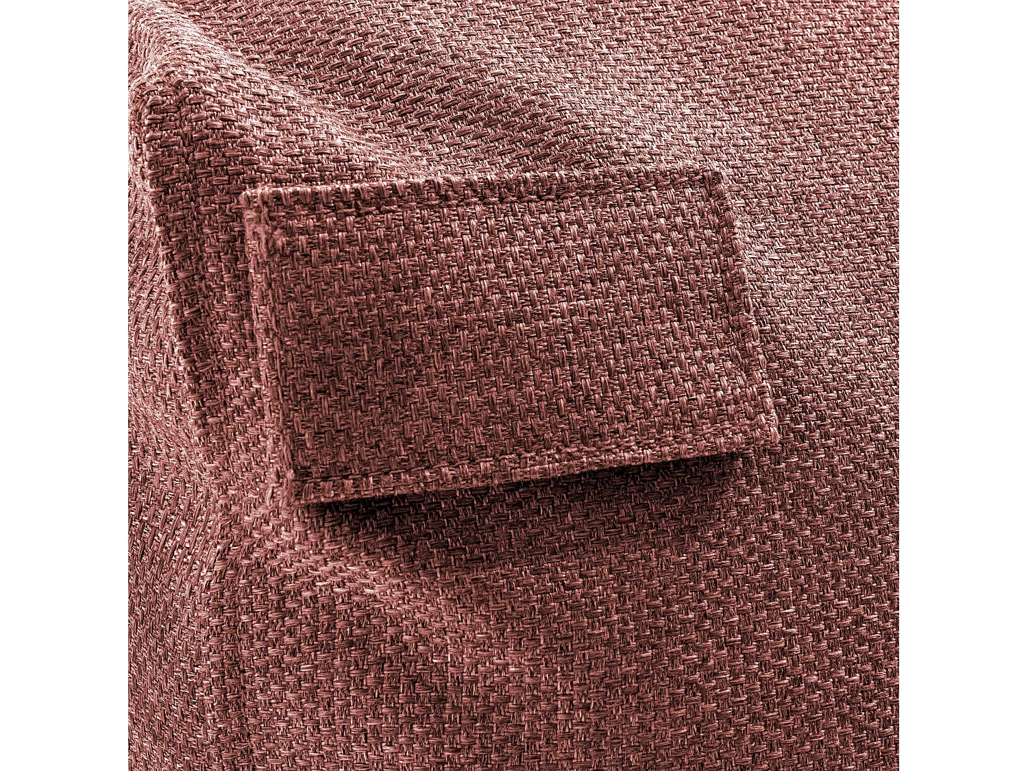 Méridienne pour salon de jardin modulable terracotta - Mixi