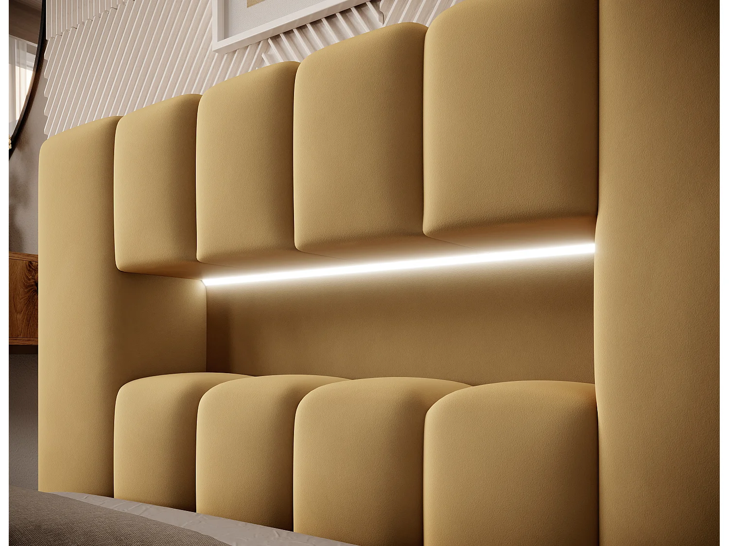 Hero XS/90x200/Stoff-Gelb