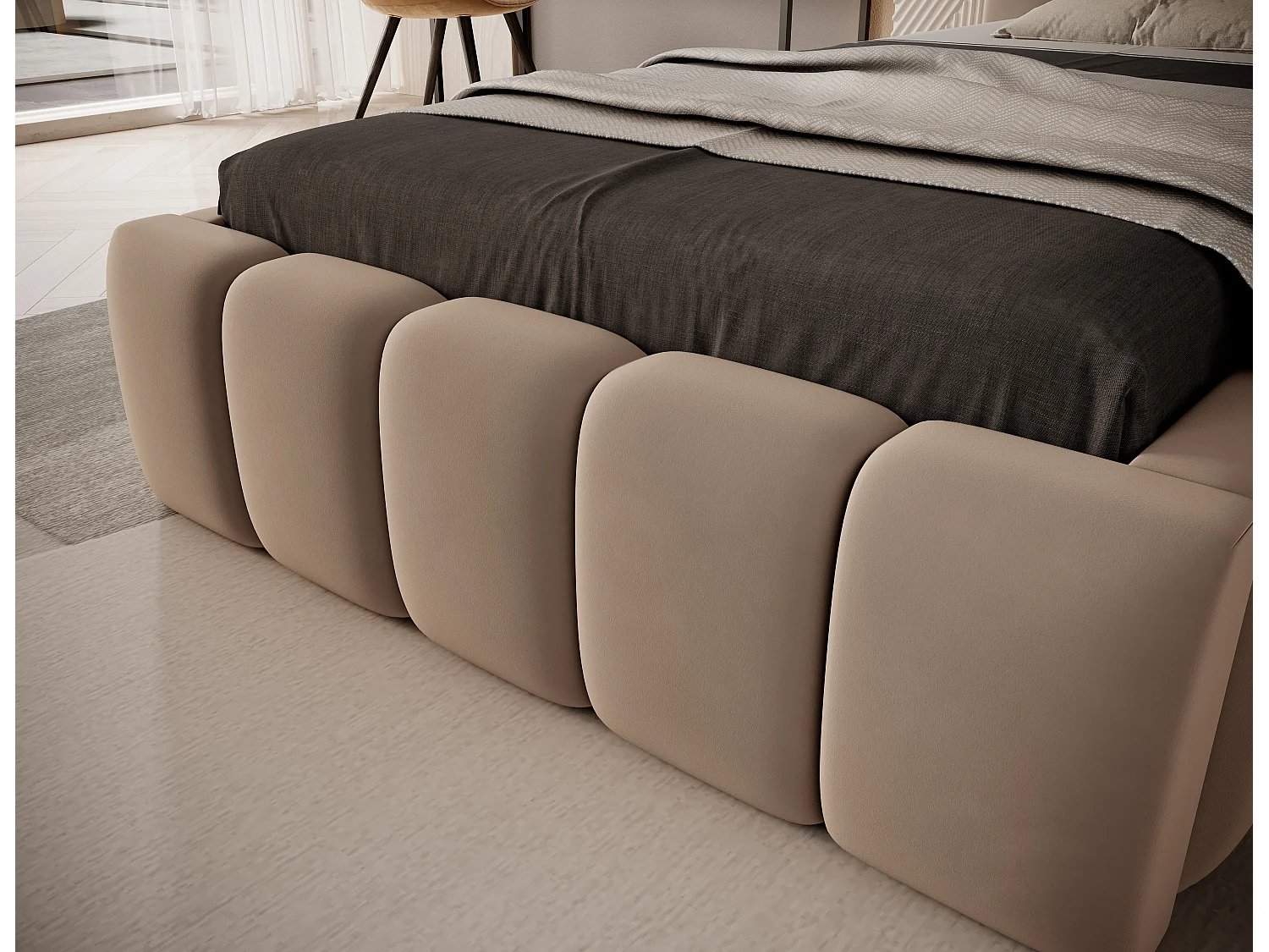 Hero XS/90x200/Stoff-Beige