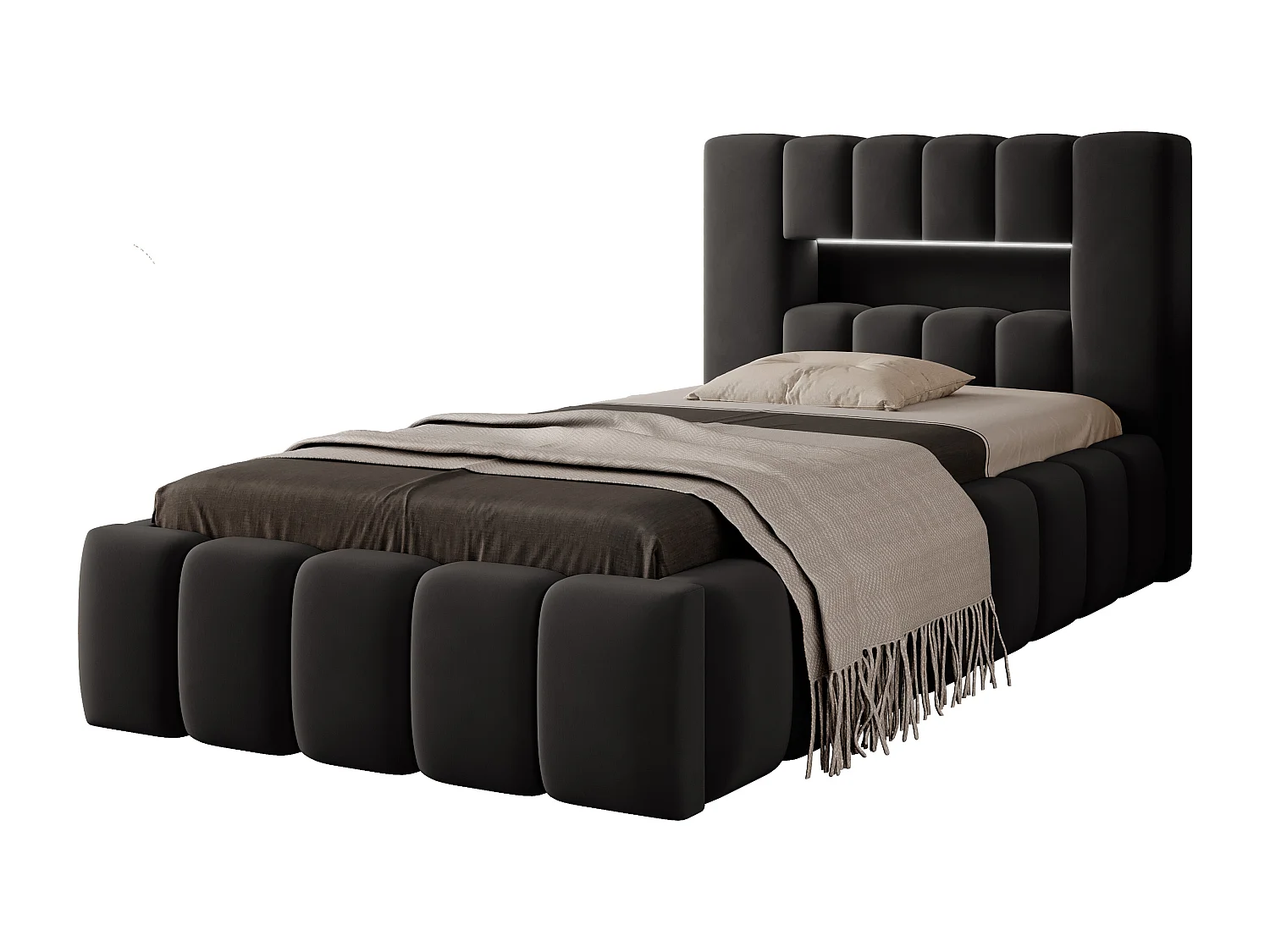 Hero XS/90x200/Tessuto-Antracite