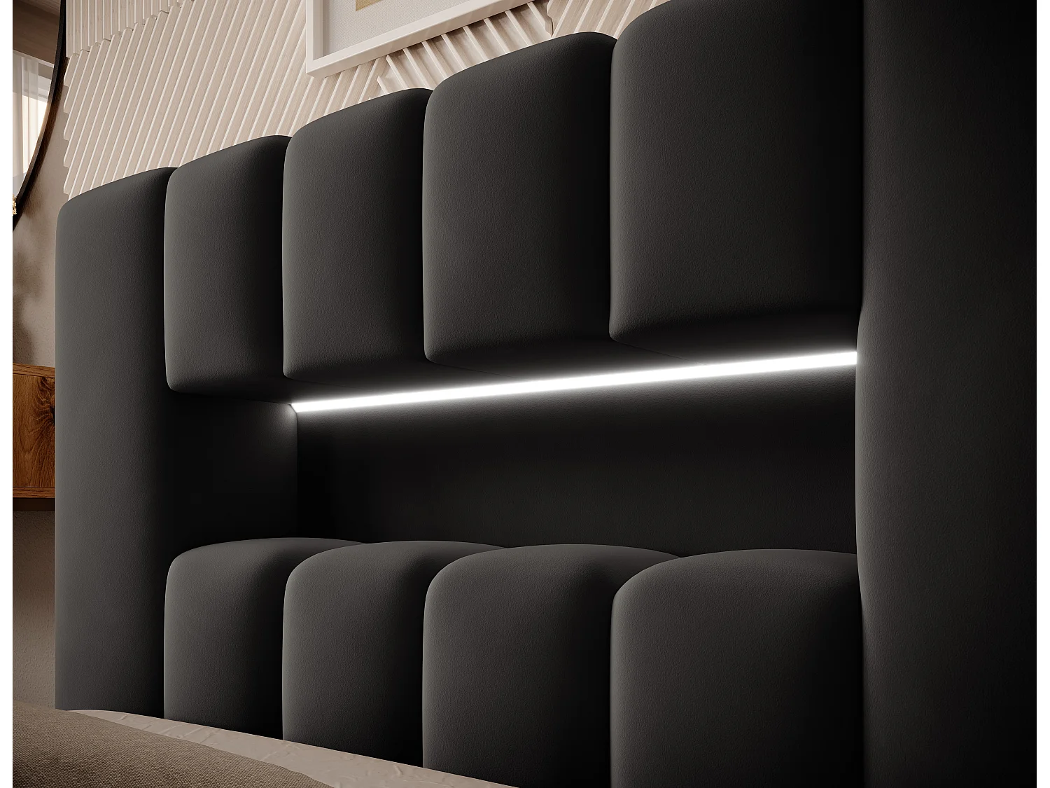 Hero XS/90x200/Stoff-Anthrazit