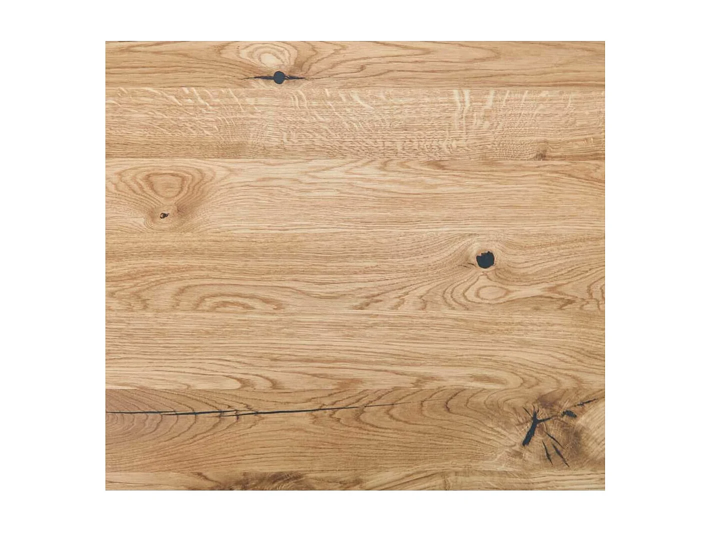 Mesa de comedor industrial de 75x160x90 cm con sobre de madera y patas metálicas Lincoln