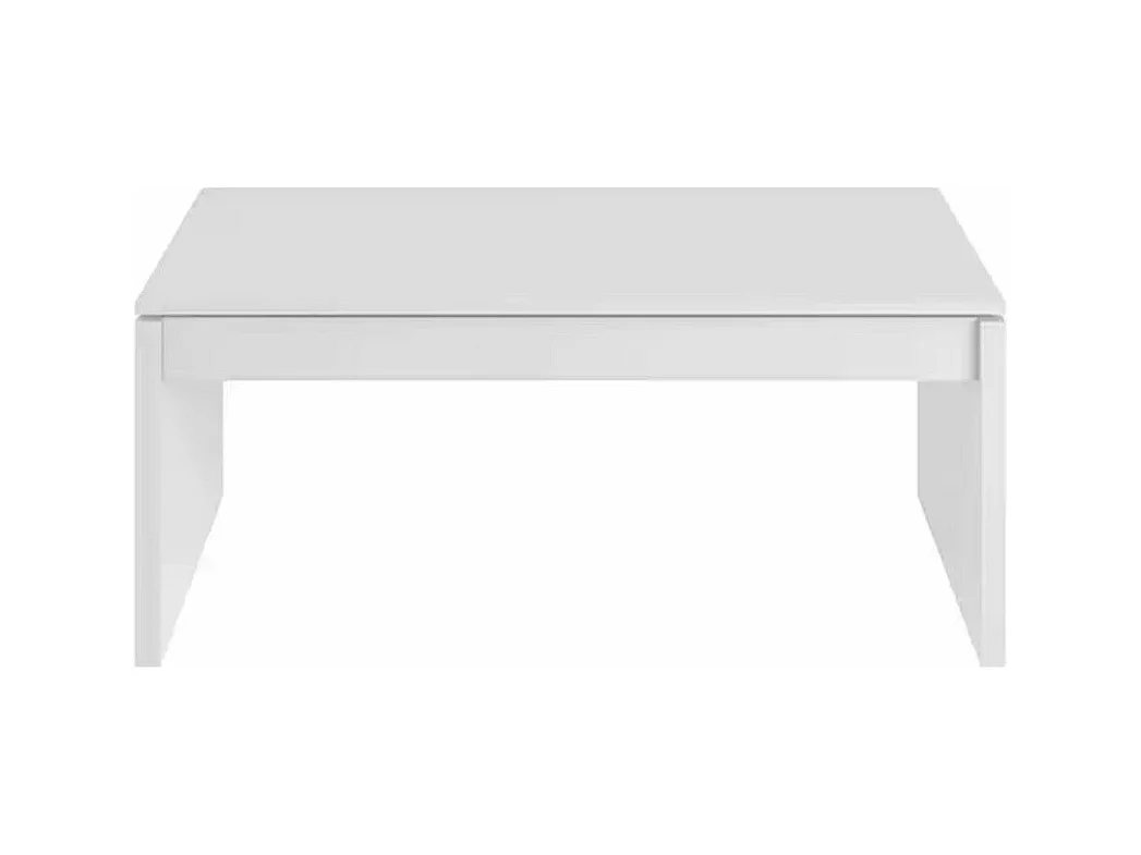 Mesa de centro elevable de 100x45x50 cm de estilo moderno en color blanco Premier
