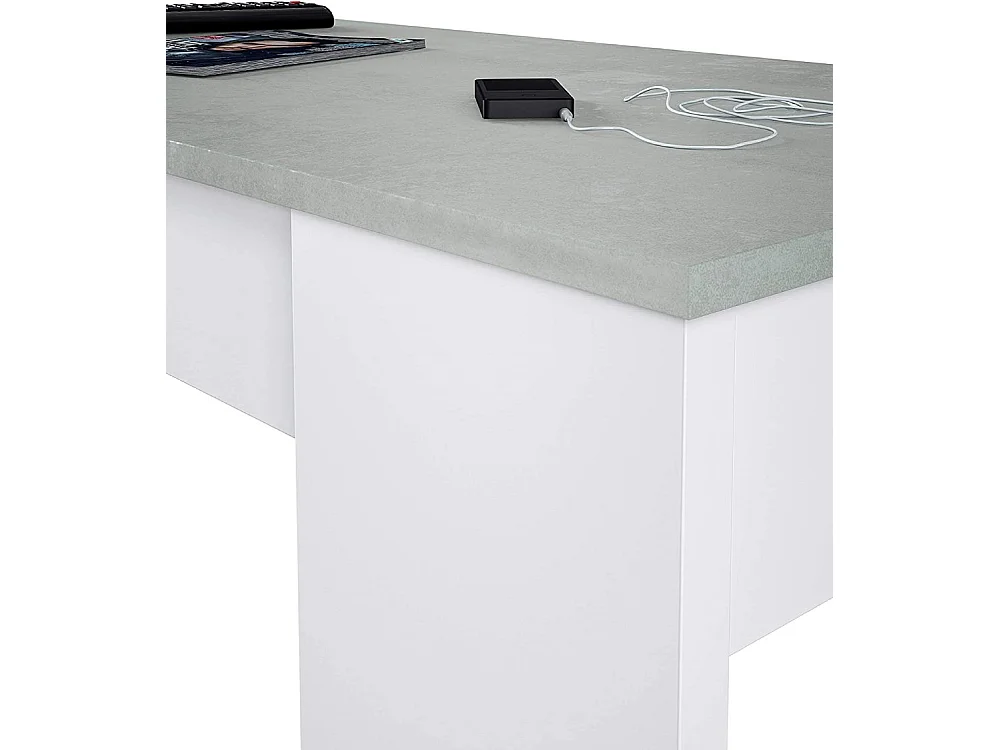 Mesa de centro elevable de 100x45x50 cm de estilo moderno en color gris Premier 2
