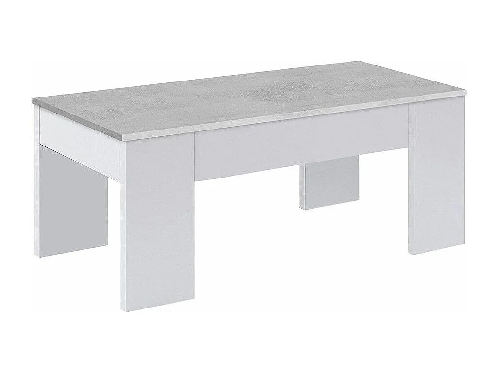 Mesa de centro elevable de 100x45x50 cm de estilo moderno en color gris Premier 2