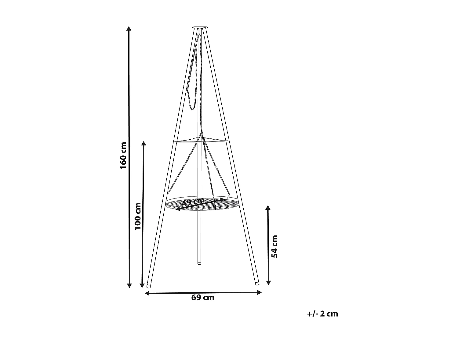 Camino con Griglia GELAI Metallo Nero