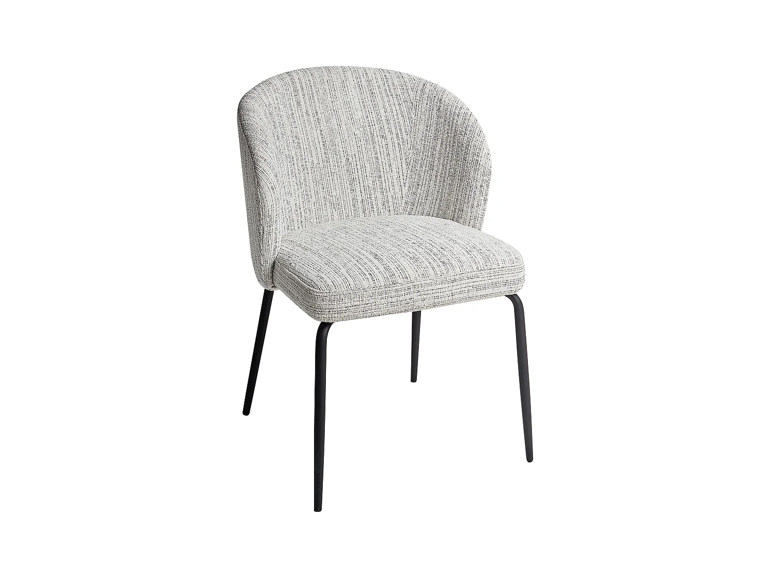 Zestaw 2 krzeseł do jadalni ZANA Biały