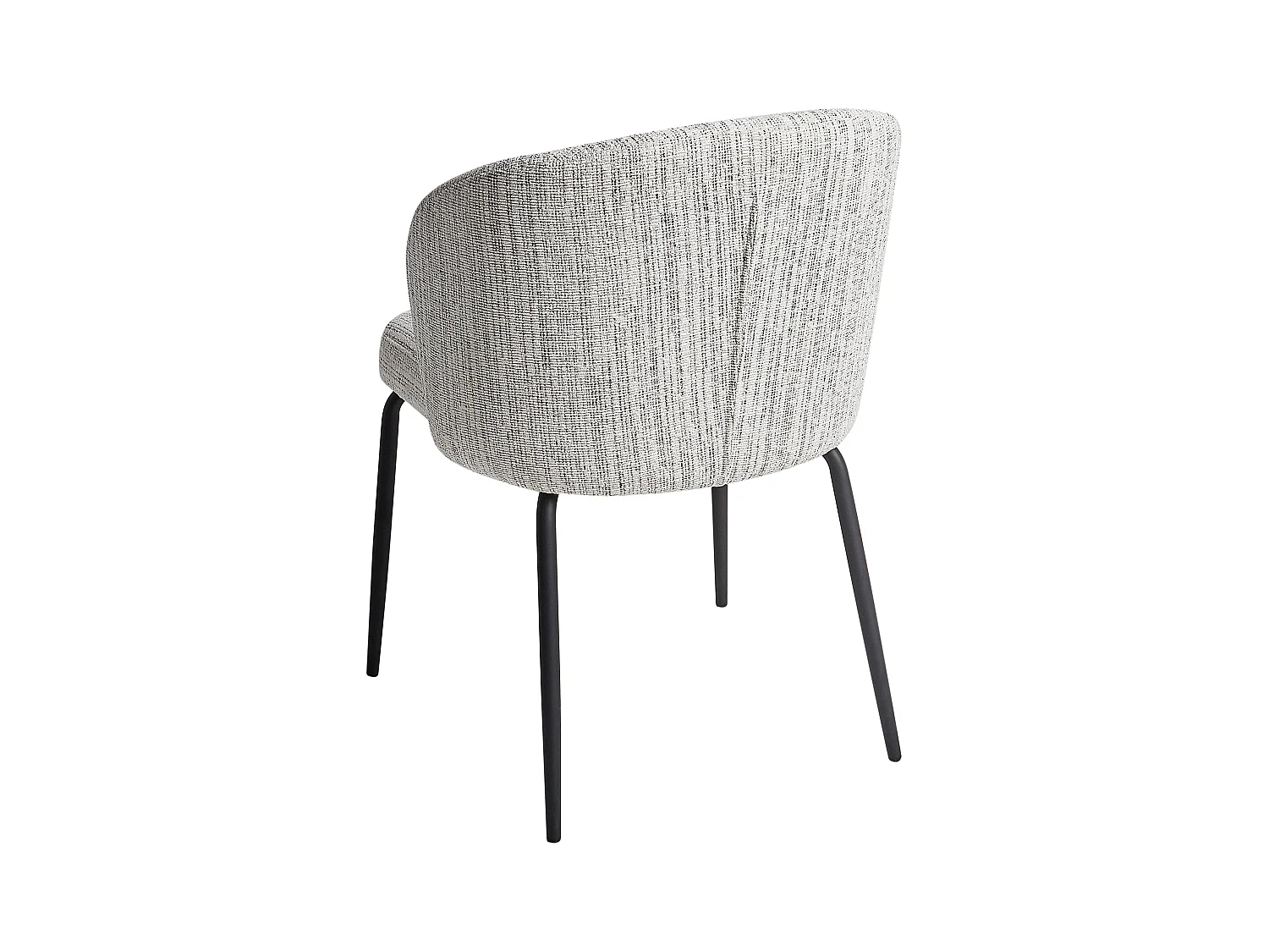 Zestaw 2 krzeseł do jadalni ZANA Biały