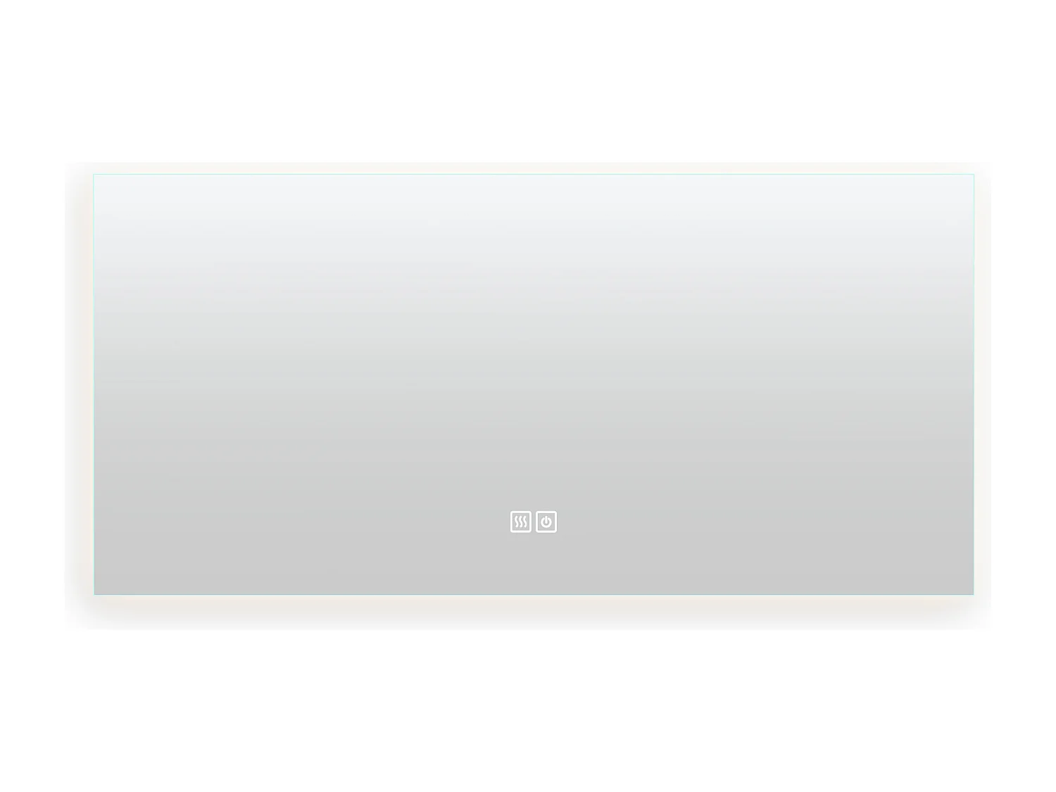 LED Badkamerspiegel - Verlichte Anti-Fog Wandspiegel 3 Helderheden, Frameloos, Geen Schuren, - Rechthoek 60x140cm