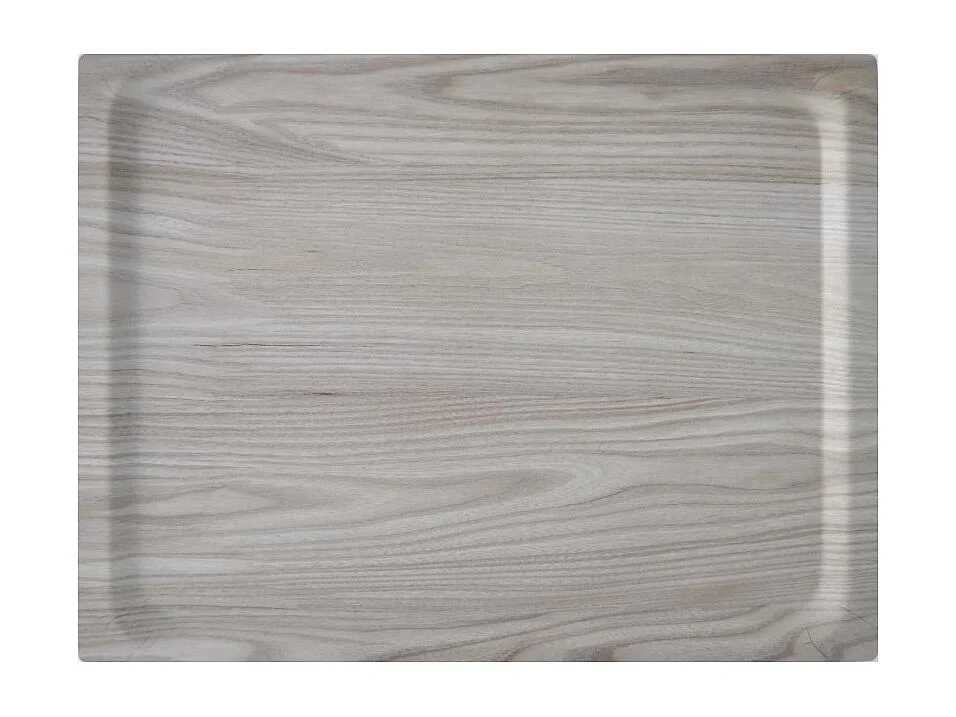 Carrito auxiliar plegable con ruedas - Estructura metálica blanca, 2 estantes laminados color Fresno – 72*66*43 cm - BAUHAUS