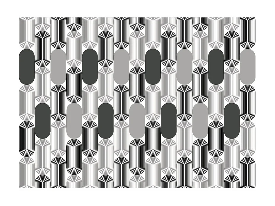 Carrito auxiliar plegable con ruedas - Estructura metálica negra, 2 estantes laminados Decorado Gris claro y gris oscuro – 72*66*43 cm - BAUHAUS