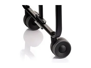 Servierwagen, klappbar, 2 Böden, Schwarzem Rahmen - Ablagen laminiert in antikem Kiefernholz Farbe  - 72*66*43 cm - BAUHAUS