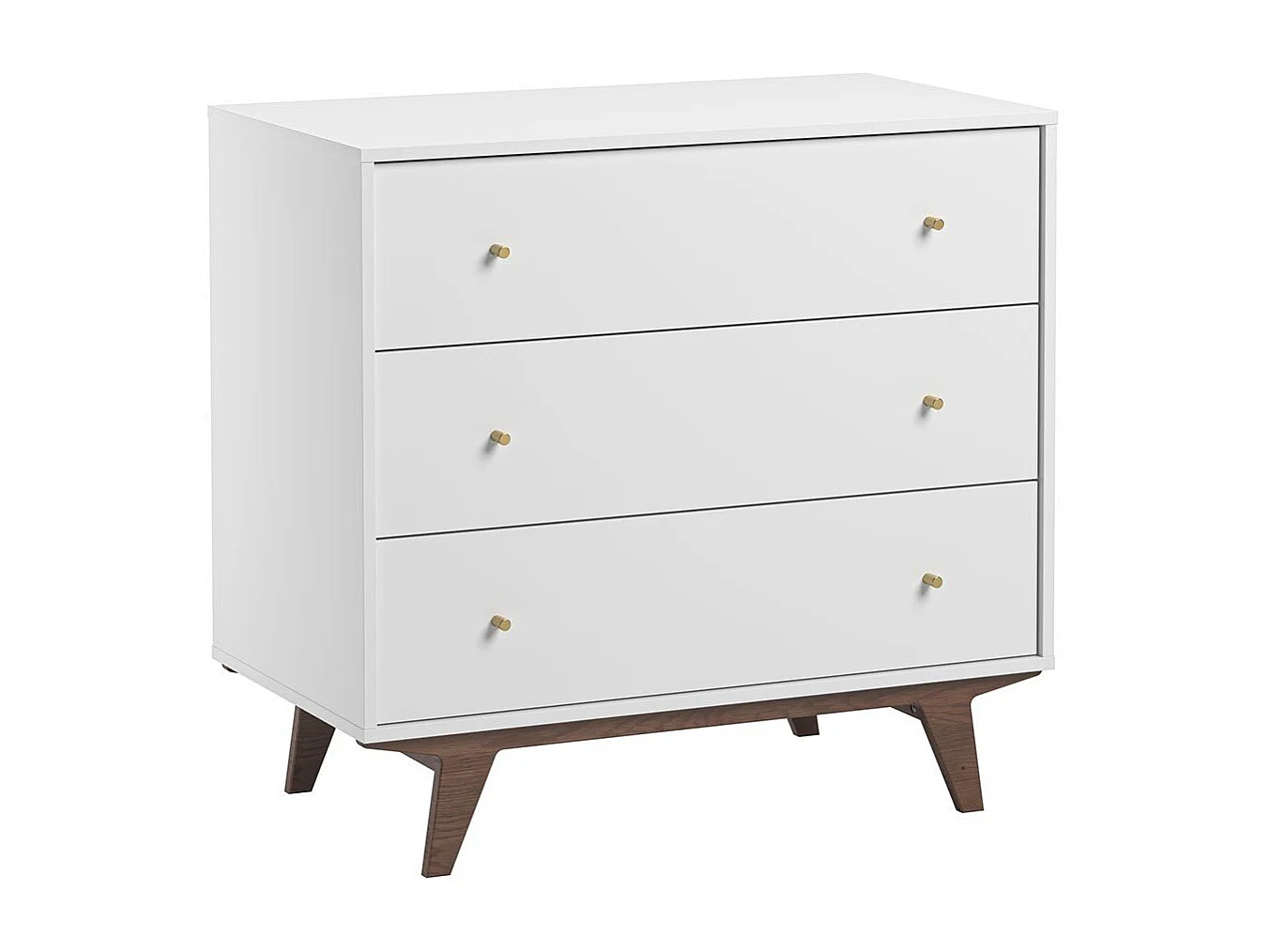 Commode 3 tiroirs Mid - L90 cm