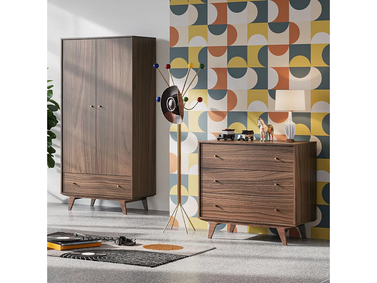 Cómoda de 3 cajones Mid - L90 cm