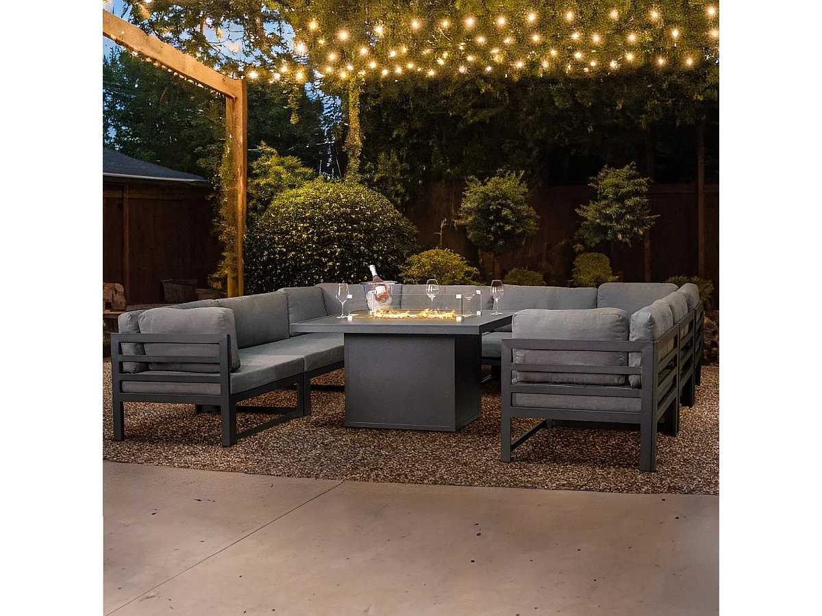 Modulair Tuinmeubelen Met Vuurplaats