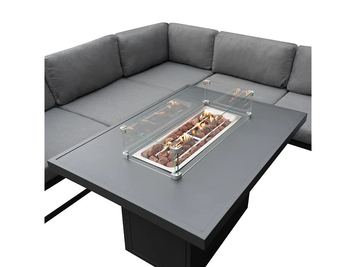 Set Di Mobili Da Giardino Componibili Con Focolare