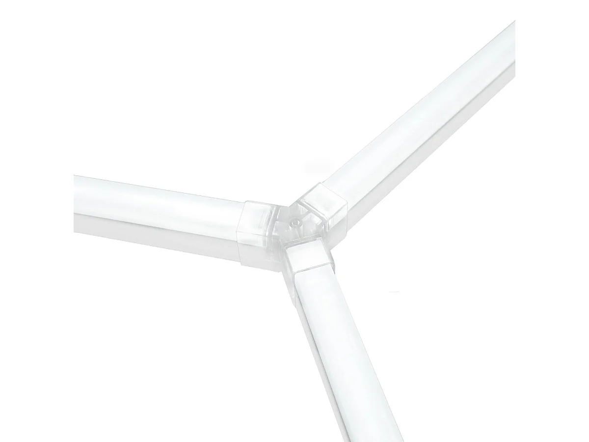 Monster Shop Hexagon LED Verlichting - LED Verlichting - 14 Lampen & Rand, 6500K Kleurtemperatuur