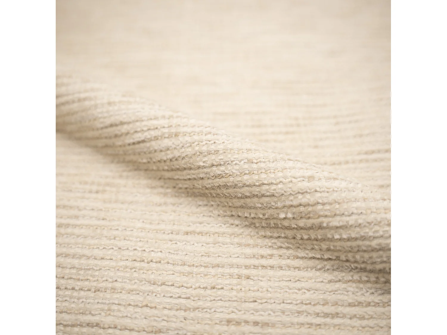 Set de 2 sillas de bar de tela beige 65,5cm - Simone