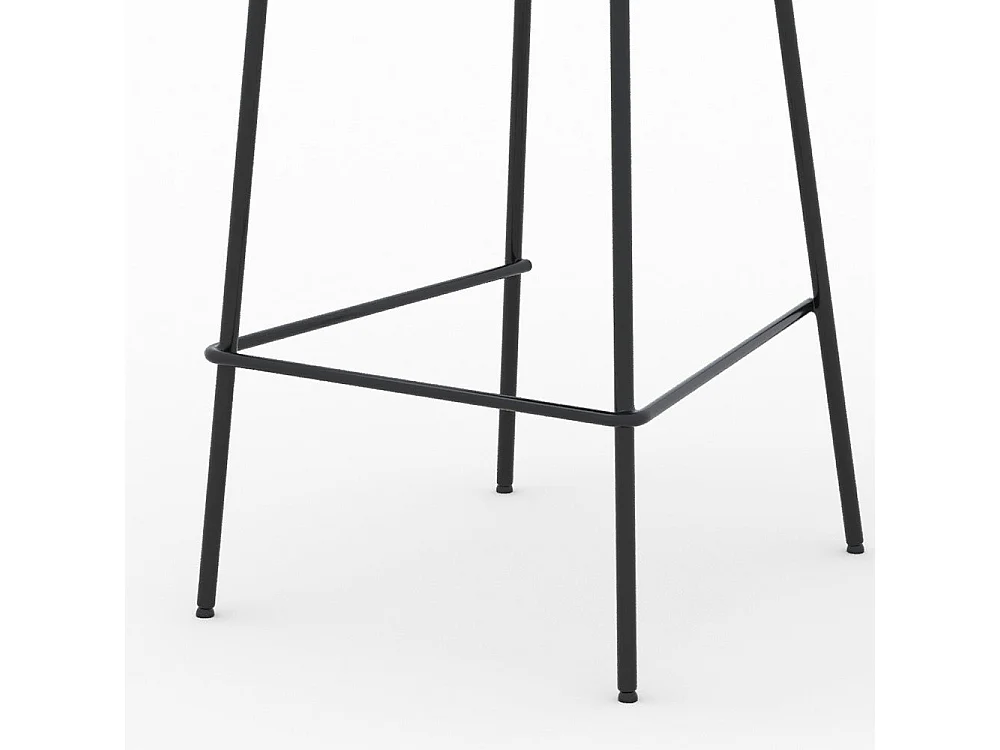 Set di 2 sedie da bar in velluto giallo 65,5cm - Simone