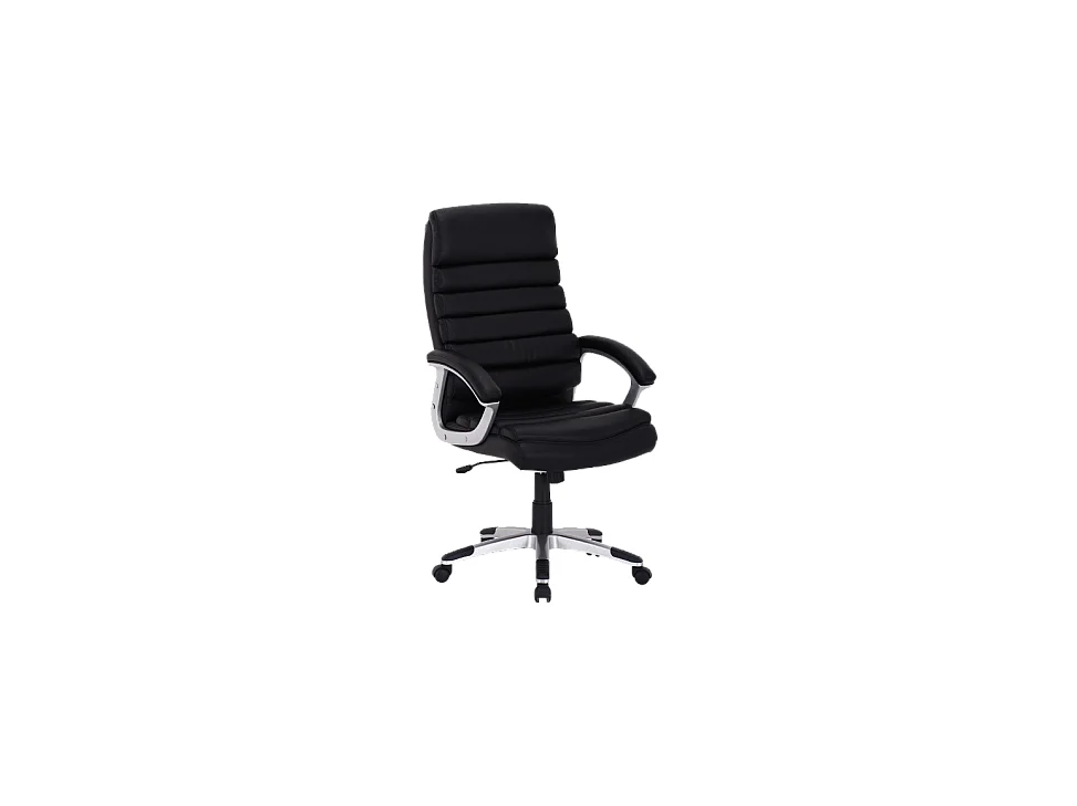 Chaise de bureau à roulettes - Q087 - 66 x 50 x 115 cm - Noir