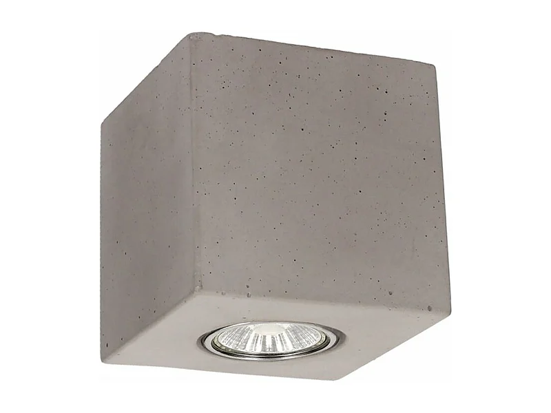 Plafonnier Design en Béton "Concrete" 10cm Gris